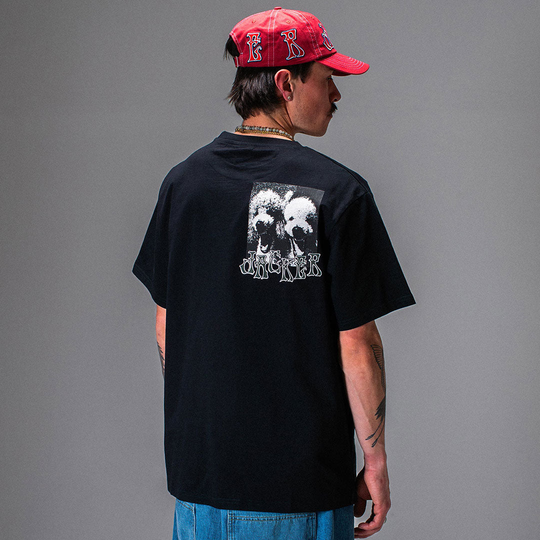 JACKER（ジャッカー）| POODLE PALES T-SHIRT / BLACK | スノーボード・スケートボードのTACTICS JAPAN