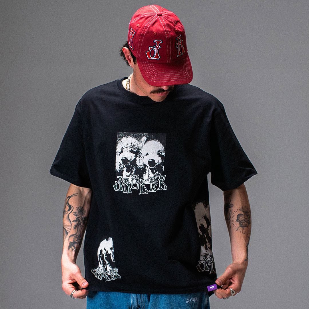 JACKER（ジャッカー）| POODLE PALES T-SHIRT / BLACK | スノーボード・スケートボードのTACTICS JAPAN