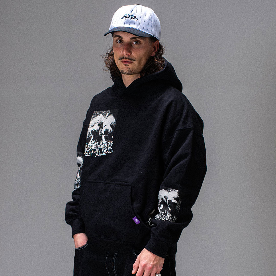 JACKER（ジャッカー）| POODLE PALS  HOODIE / BLACK | スノーボード・スケートボードのTACTICS JAPAN