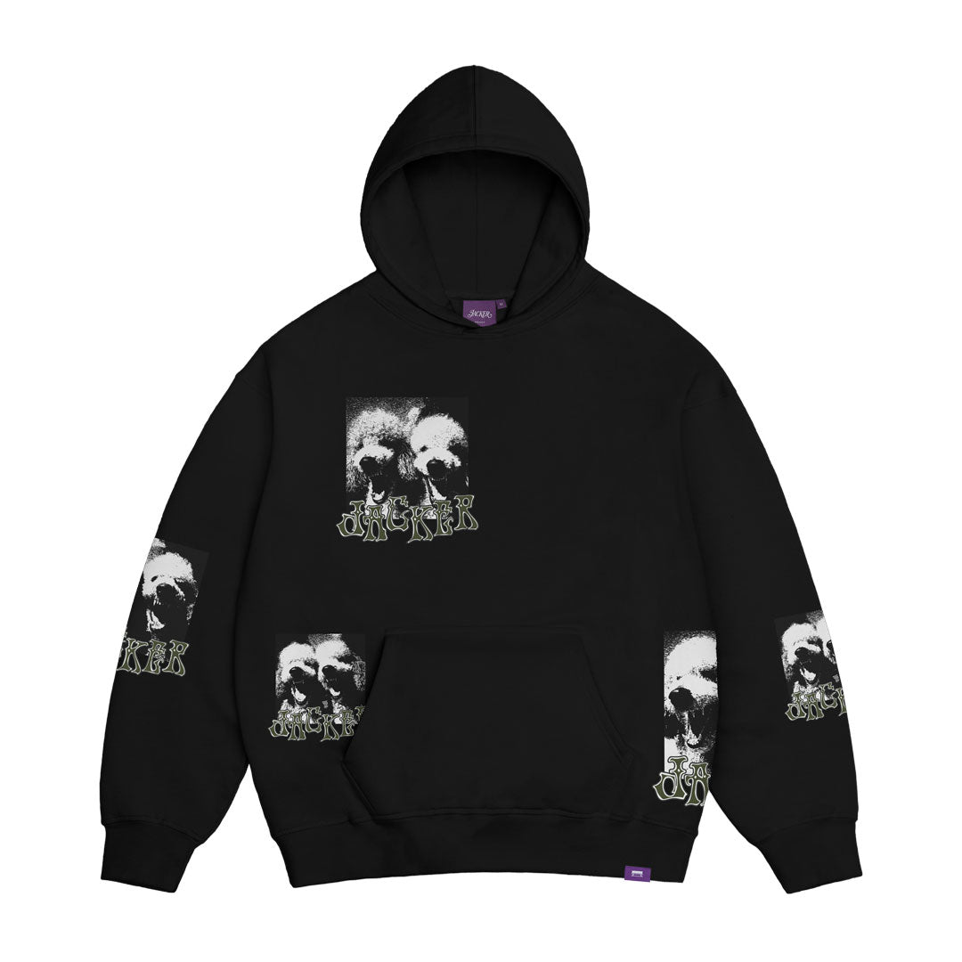 JACKER（ジャッカー）| POODLE PALS HOODIE / BLACK | スノーボード
