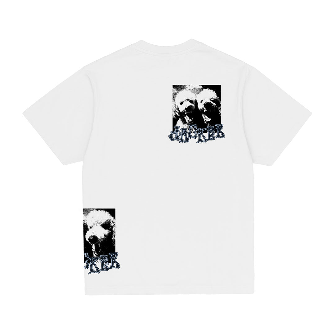 POODLE PALES T-SHIRT / WHITE