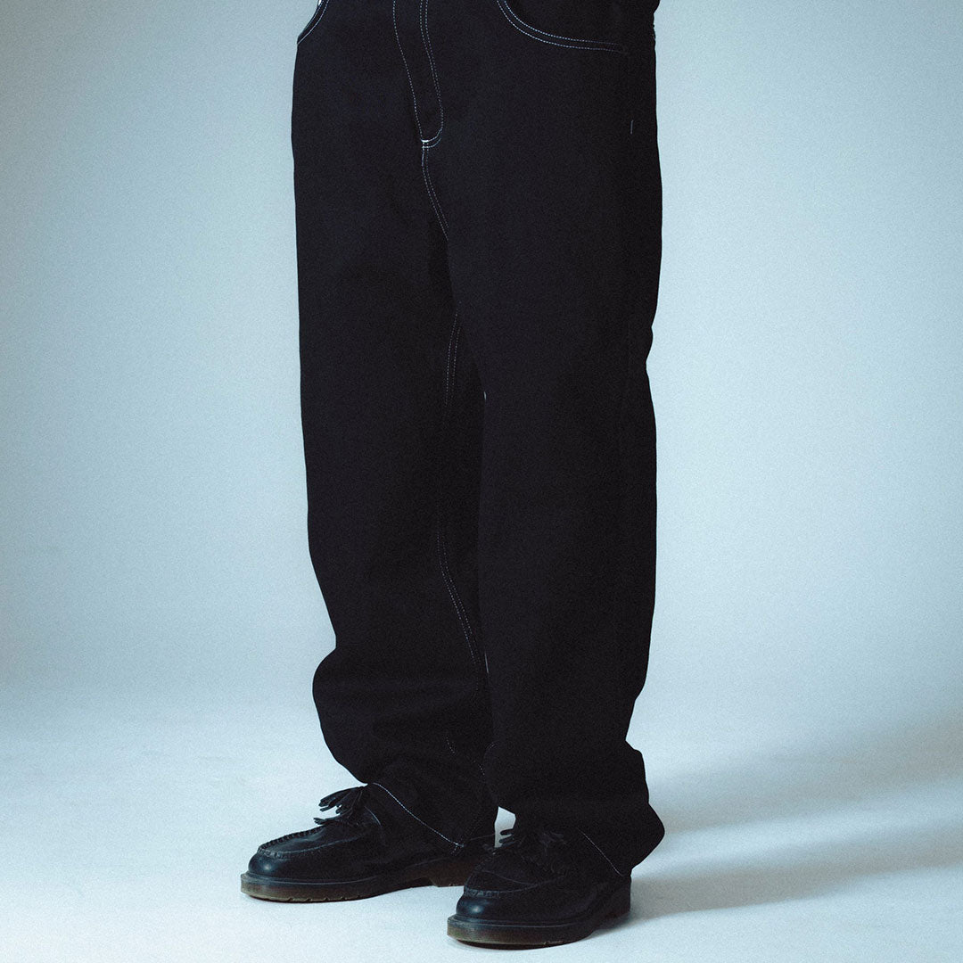 JACKER（ジャッカー）| CLASSIC DENIM DAILY PANT / BLACK | スノーボード・スケートボードのTACTICS JAPAN