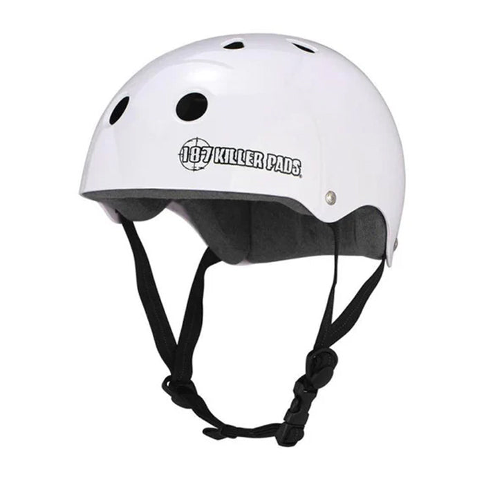 PRO SKATE HELMET - WHITE GLOSSY