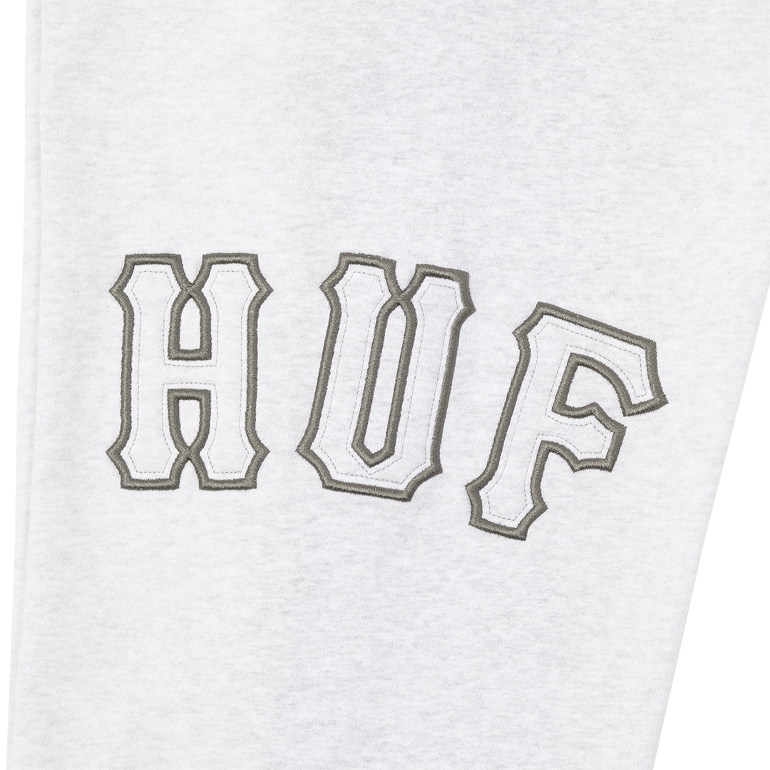 HUF WORLDWIDE（ハフ ワールドワイド）| ARCH WIDE FLEECE PANT / GRAY | スノーボード・スケートボードのTACTICS JAPAN