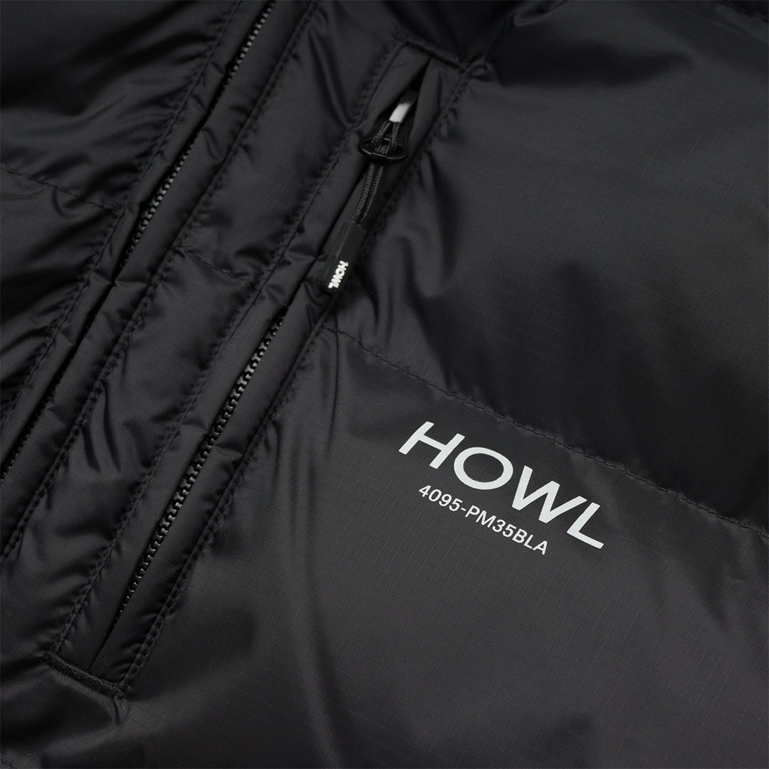 HOWL SUPPLY（ハウル サプライ）| PUFFY JACKET / BLACK | スノーボード・スケートボードのTACTICS JAPAN