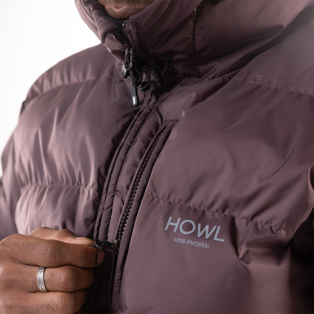 HOWL SUPPLY（ハウル サプライ）| PUFFY JACKET / RAISIN | スノーボード・スケートボードのTACTICS JAPAN