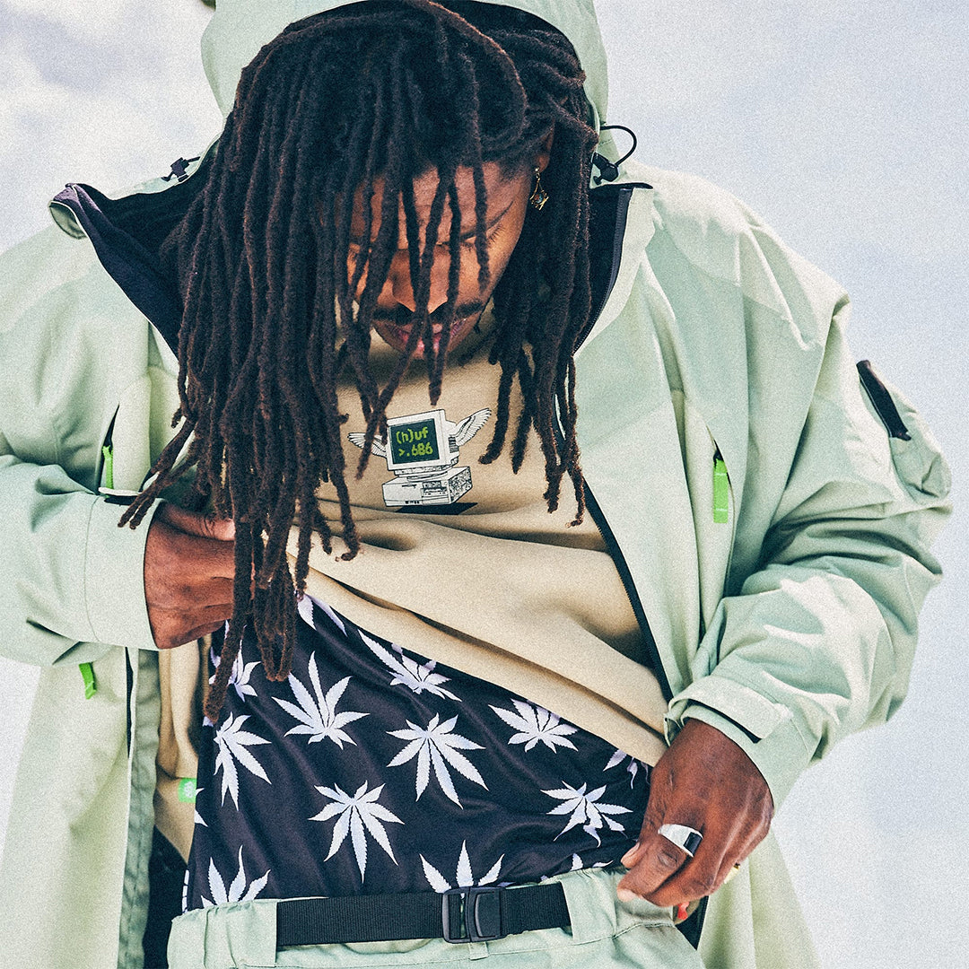 686 （シックス エイト シックス） | 686 X HUF PLANTLIFE BASE LAYER TOPS / HUF PLANTLIFE | スノーボード・スケートボードのTACTICS JAPAN