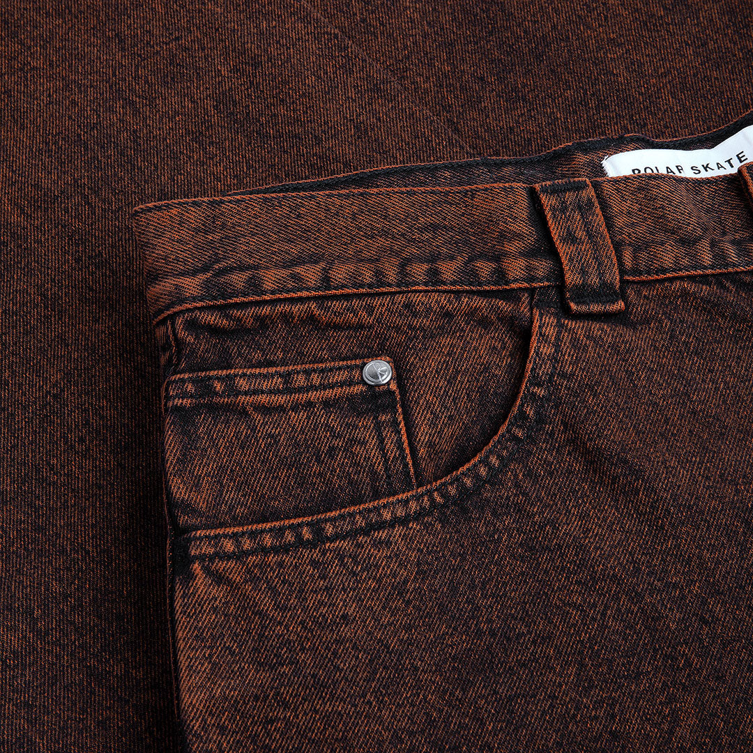 POLAR SKATE CO.（ポーラー スケート カンパニー）| BIG BOY PANTS BADALONA / ORANGE BLACK | スノーボード・スケートボードのTACTICS JAPAN