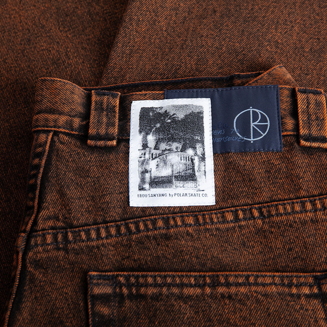POLAR SKATE CO.（ポーラー スケート カンパニー）| BIG BOY PANTS BADALONA / ORANGE BLACK | スノーボード・スケートボードのTACTICS JAPAN