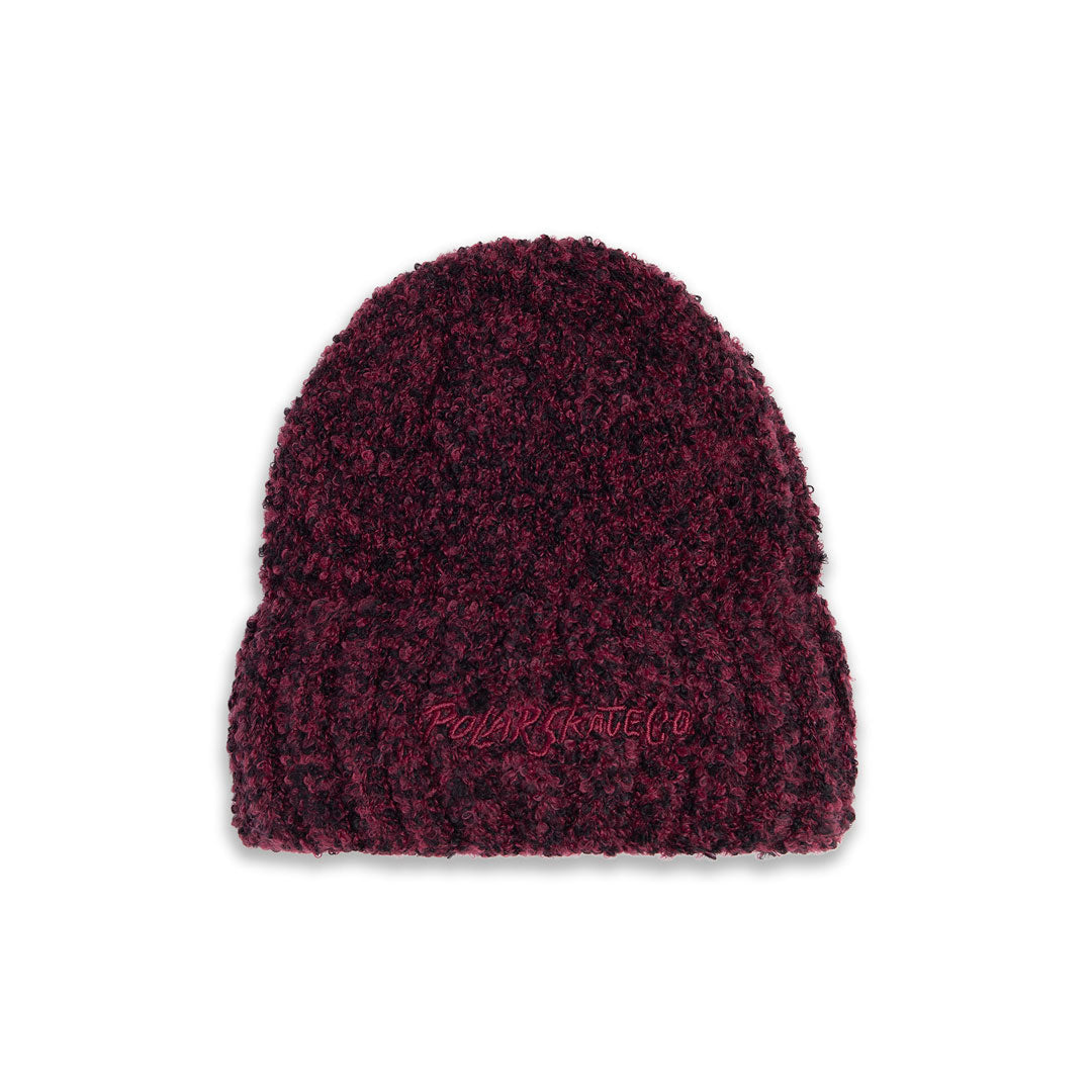 POLAR SKATE CO.（ポーラー スケート カンパニー）| FLUFF BEANIE / WINE/RED | スノーボード・スケートボードのTACTICS JAPAN