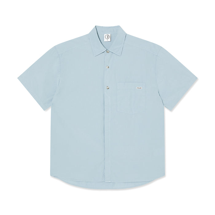 POLAR SKATE CO.（ポーラー スケート カンパニー）MITCH SHIRT / DOVE BLUE | スノーボード・スケートボードのTACTICS JAPAN