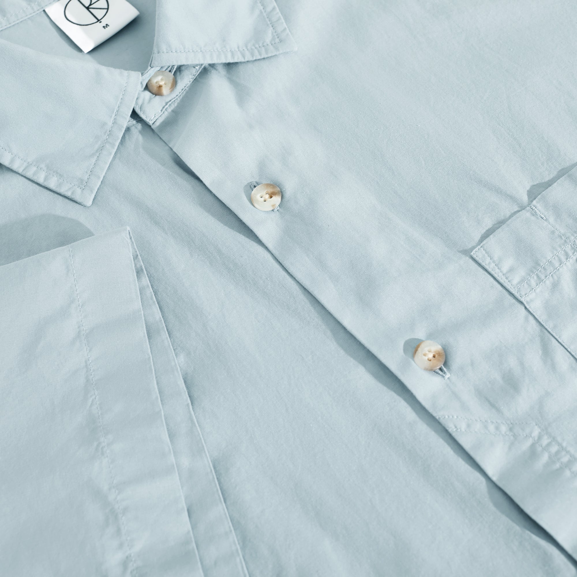 POLAR SKATE CO.（ポーラー スケート カンパニー）MITCH SHIRT / DOVE BLUE | スノーボード・スケートボードのTACTICS JAPAN
