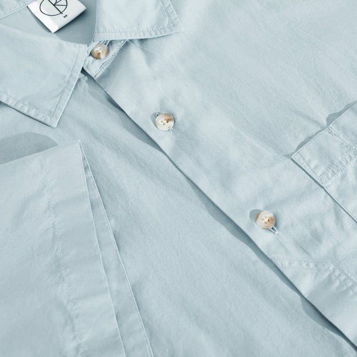 POLAR SKATE CO.（ポーラー スケート カンパニー）MITCH SHIRT / DOVE BLUE | スノーボード・スケートボードのTACTICS JAPAN