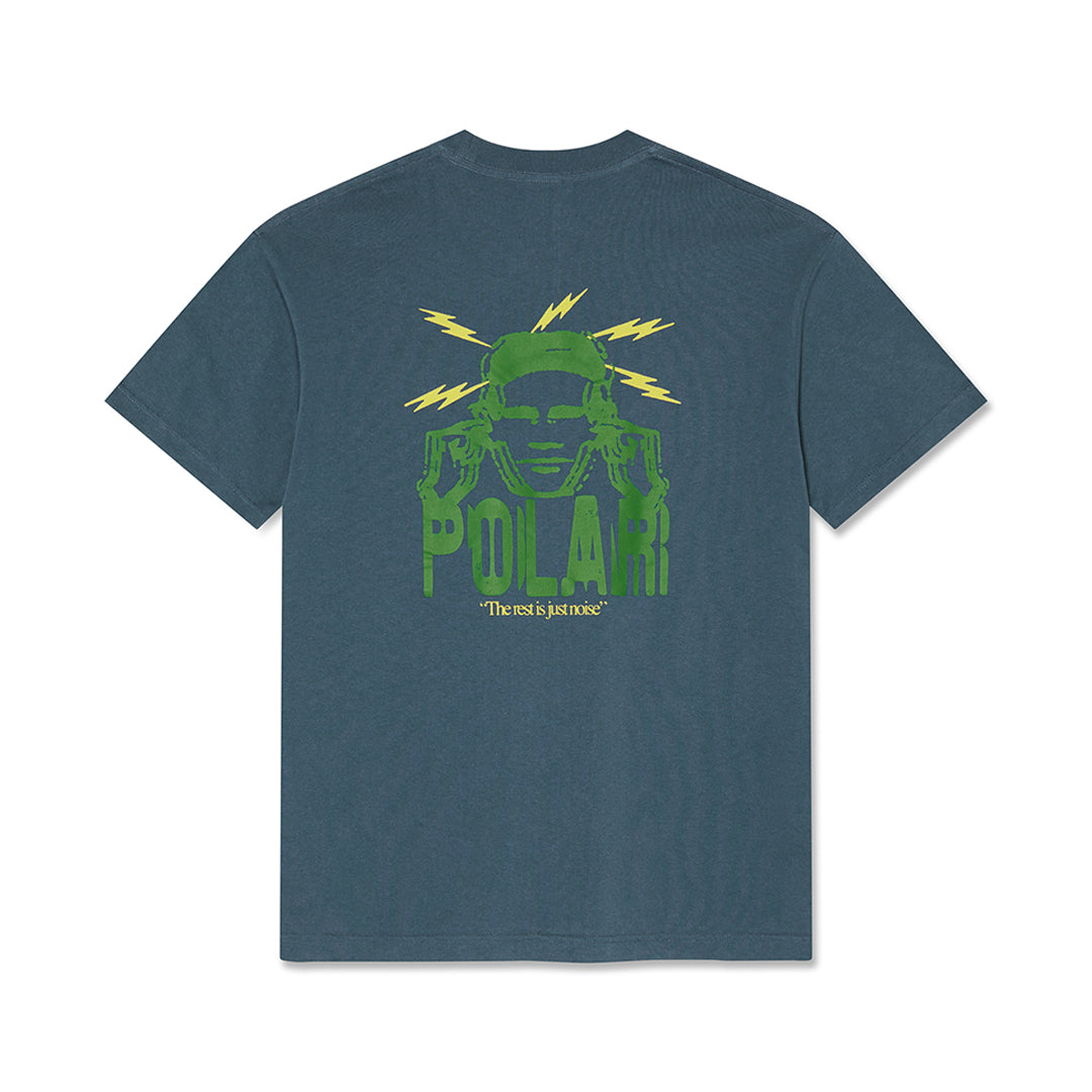 POLAR SKATE CO.（ポーラー スケート カンパニー）| NOISE TEE / GRAY BLUE | スノーボード・スケートボードのTACTICS JAPAN