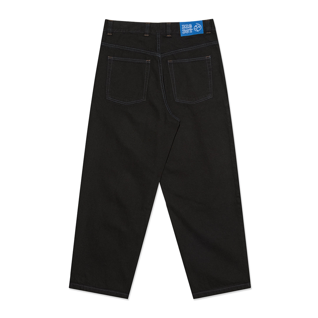 POLAR SKATE CO.（ポーラー スケート カンパニー）| BIG BOY PANTS / BLACK/BLUE STITCHING | スノーボード・スケートボードのTACTICS JAPAN