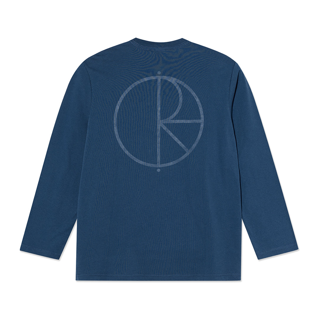 POLAR SKATE CO.（ポーラー スケート カンパニー）| STROKE LOGO STEVE TEE LS / SPACE BLUE | スノーボード・スケートボードのTACTICS JAPAN