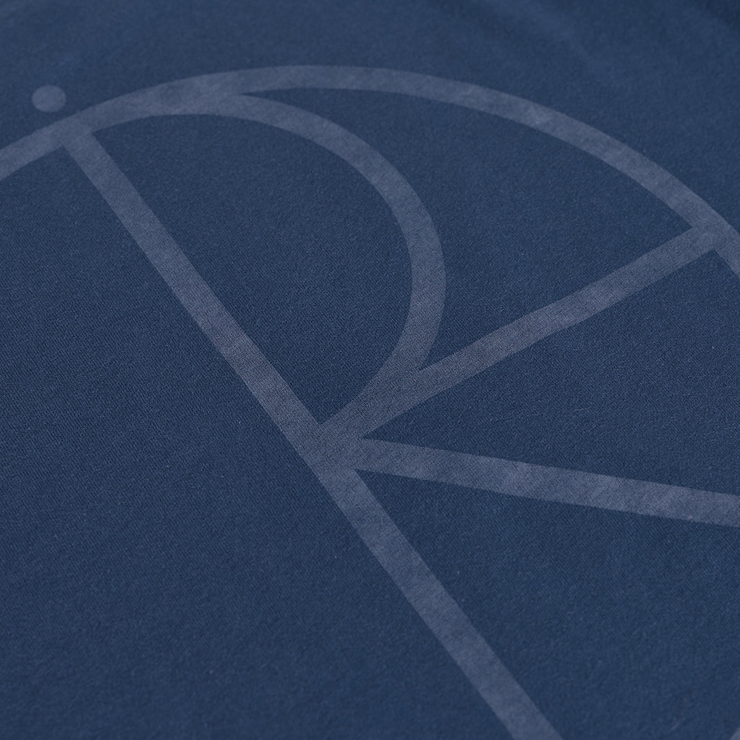 POLAR SKATE CO.（ポーラー スケート カンパニー）| STROKE LOGO STEVE TEE LS / SPACE BLUE | スノーボード・スケートボードのTACTICS JAPAN