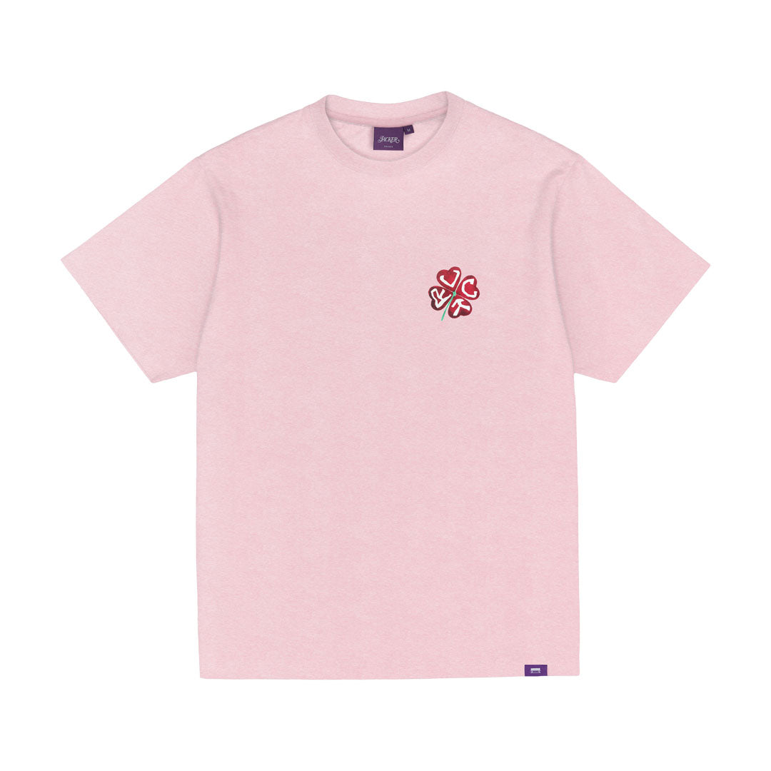 RED CLOVER T-SHIRT / PINK