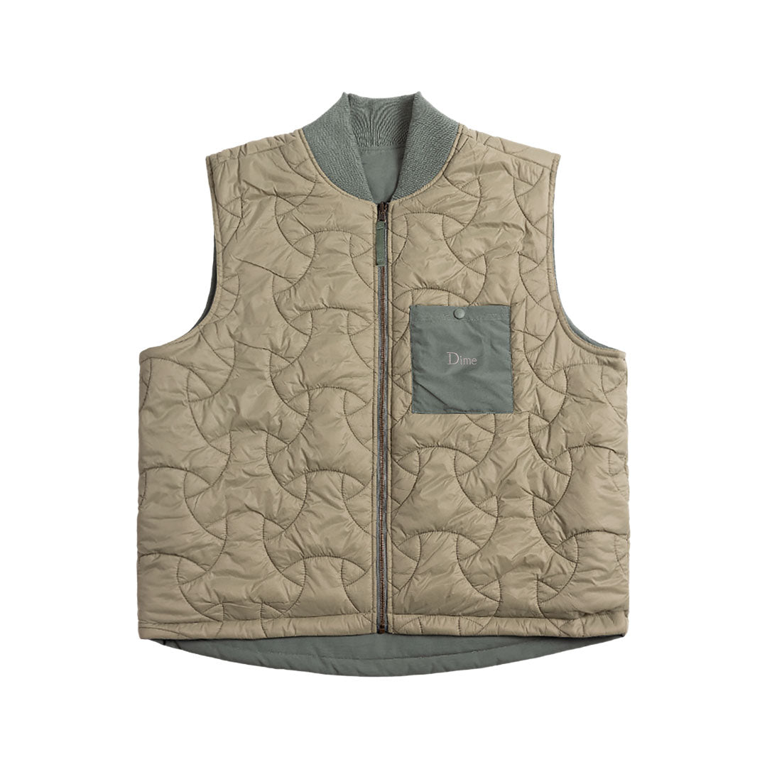 DIME（ダイム）| REVERSIBLE VEST / SAGE | スノーボード・スケートボードのTACTICS JAPAN