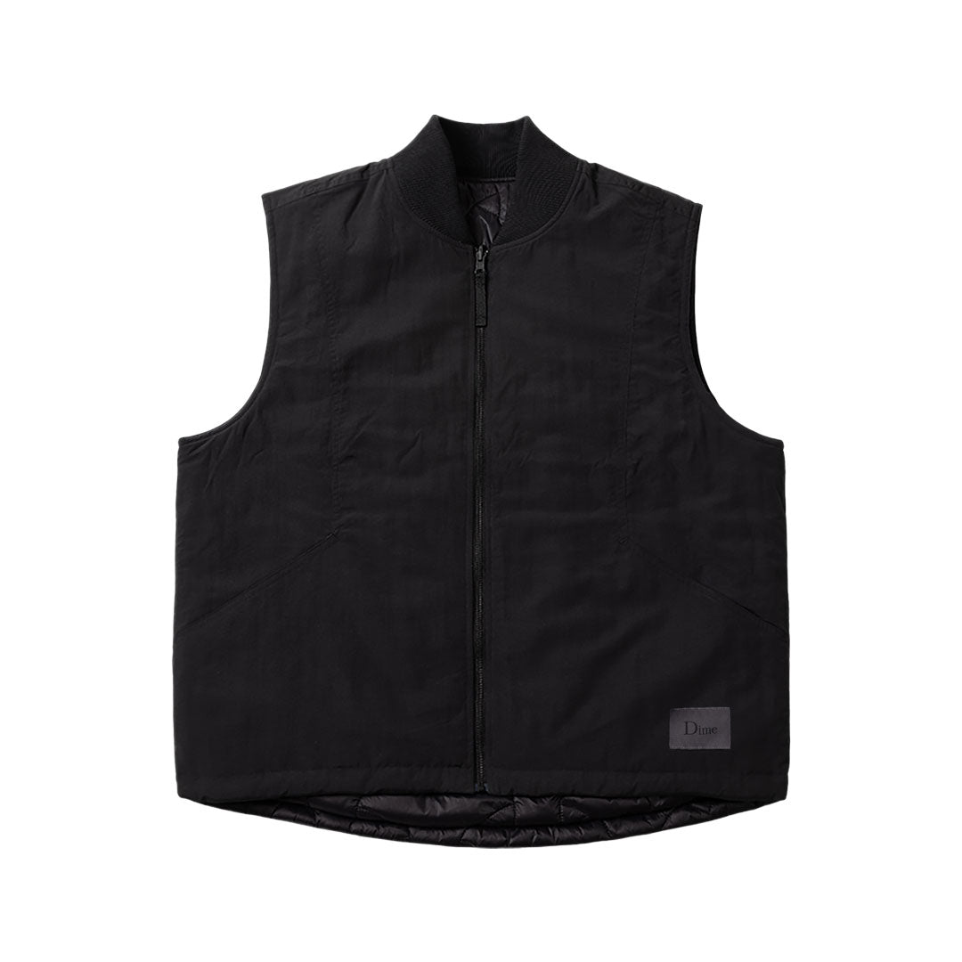 DIME（ダイム）| REVERSIBLE VEST / BLACK | スノーボード・スケートボードのTACTICS JAPAN