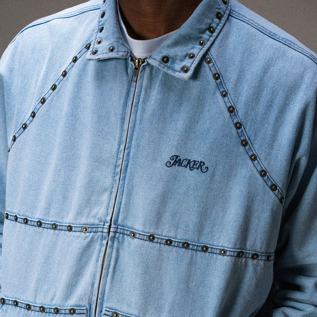 JACKER（ジャッカー）| RIVET DENIM JACKET / BLUE | スノーボード・スケートボードのTACTICS JAPAN