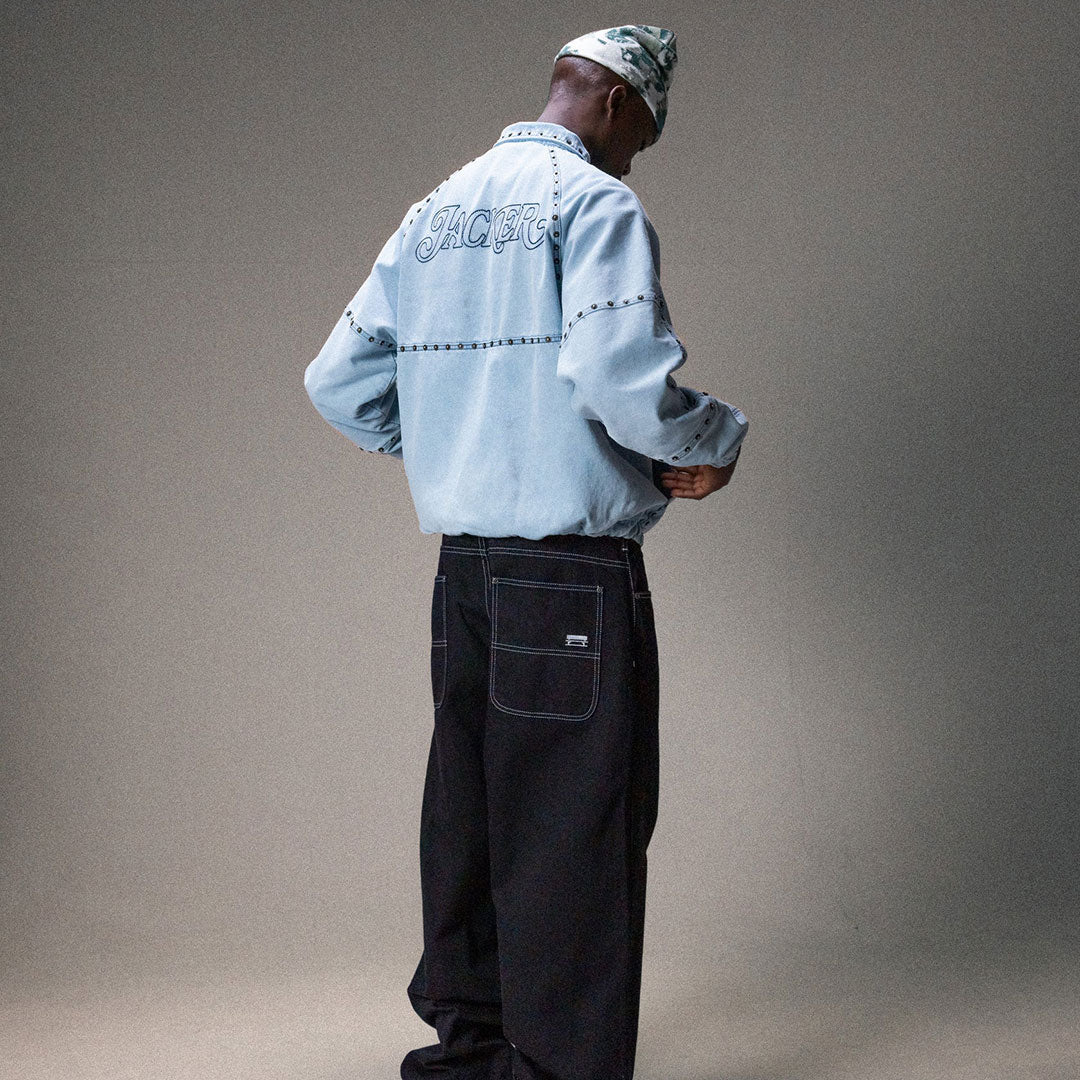 JACKER（ジャッカー）| RIVET DENIM JACKET / BLUE | スノーボード・スケートボードのTACTICS JAPAN