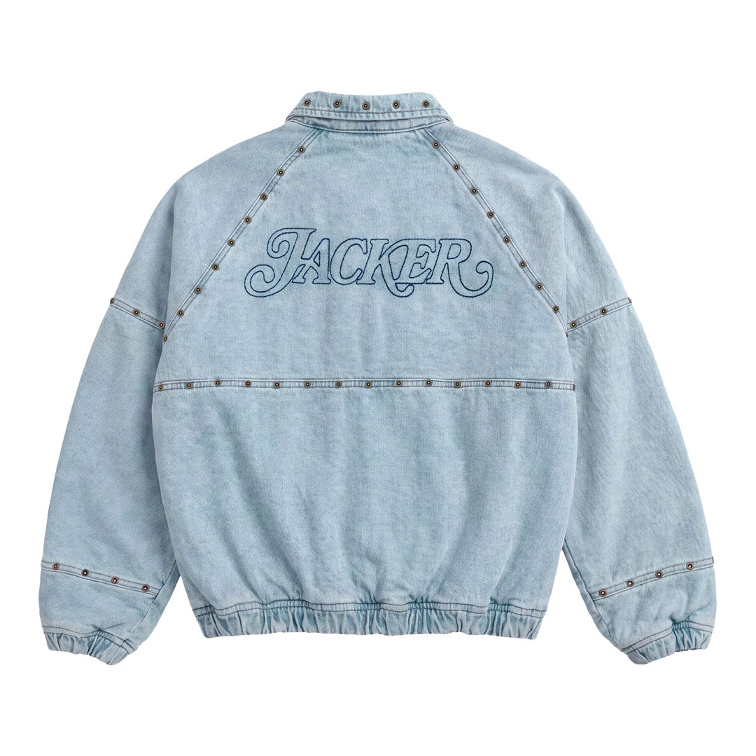 JACKER（ジャッカー）| RIVET DENIM JACKET / BLUE | スノーボード・スケートボードのTACTICS JAPAN