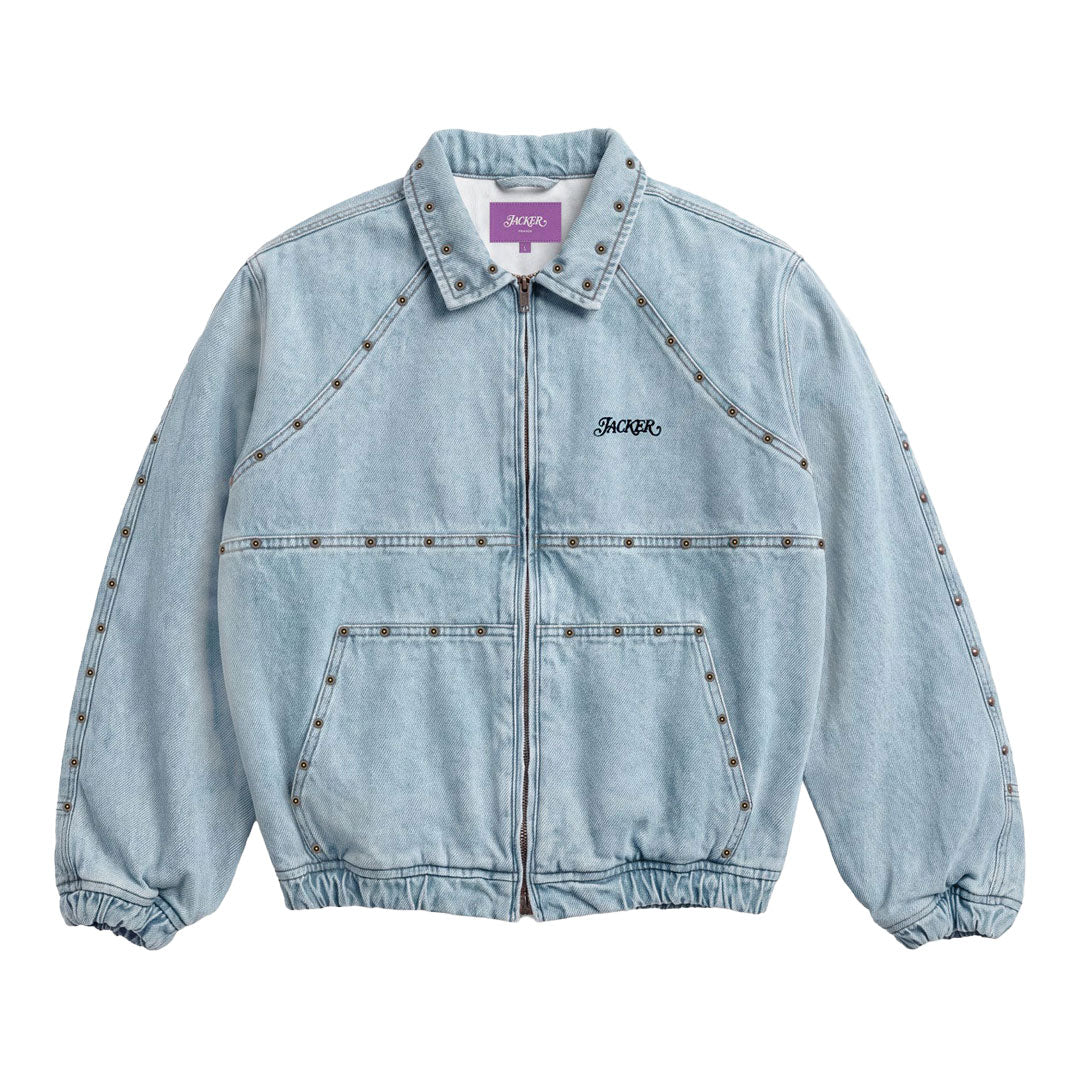 JACKER（ジャッカー）| RIVET DENIM JACKET / BLUE | スノーボード・スケートボードのTACTICS JAPAN