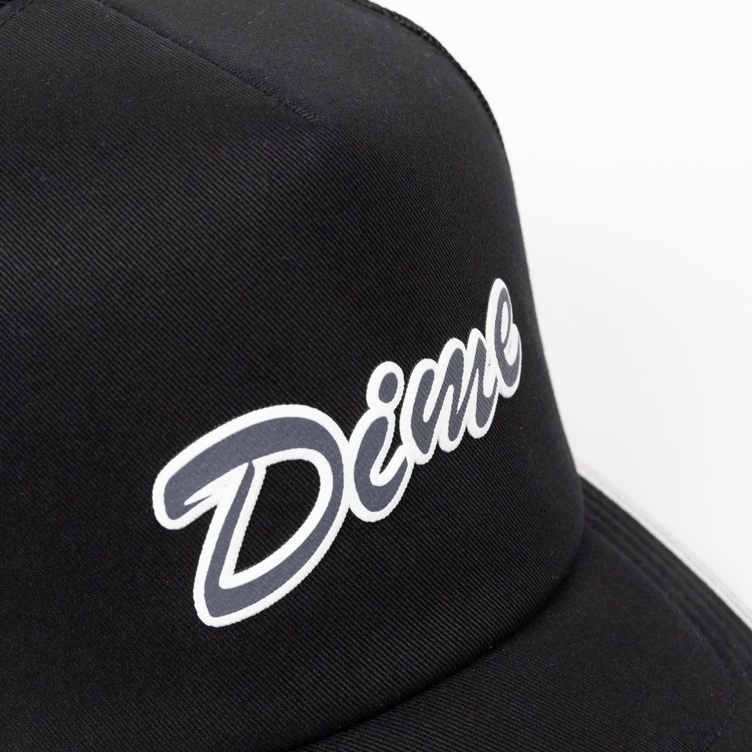 DIME MTL（ダイム モントリオール) | RACE TRUCKER CAP / BLACK | スノーボード・スケートボードのTACTICS JAPAN
