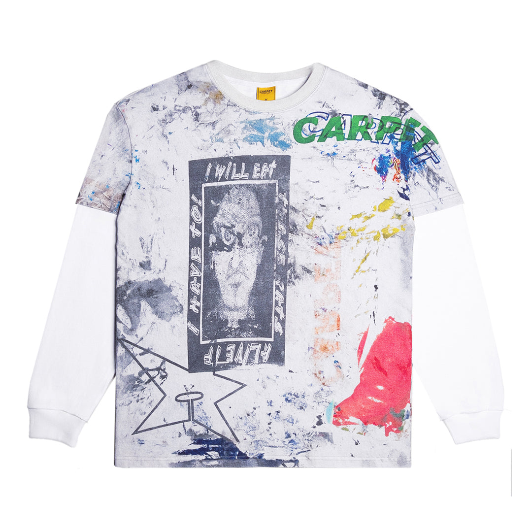 CARPET COMPANY（カーペット カンパニー）| RAG-TEE LONGSLEEVE / WHITE | スノーボード・スケートボードのTACTICS JAPAN