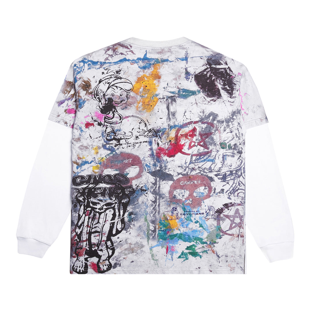 CARPET COMPANY（カーペット カンパニー）| RAG-TEE LONGSLEEVE / WHITE | スノーボード・スケートボードのTACTICS JAPAN