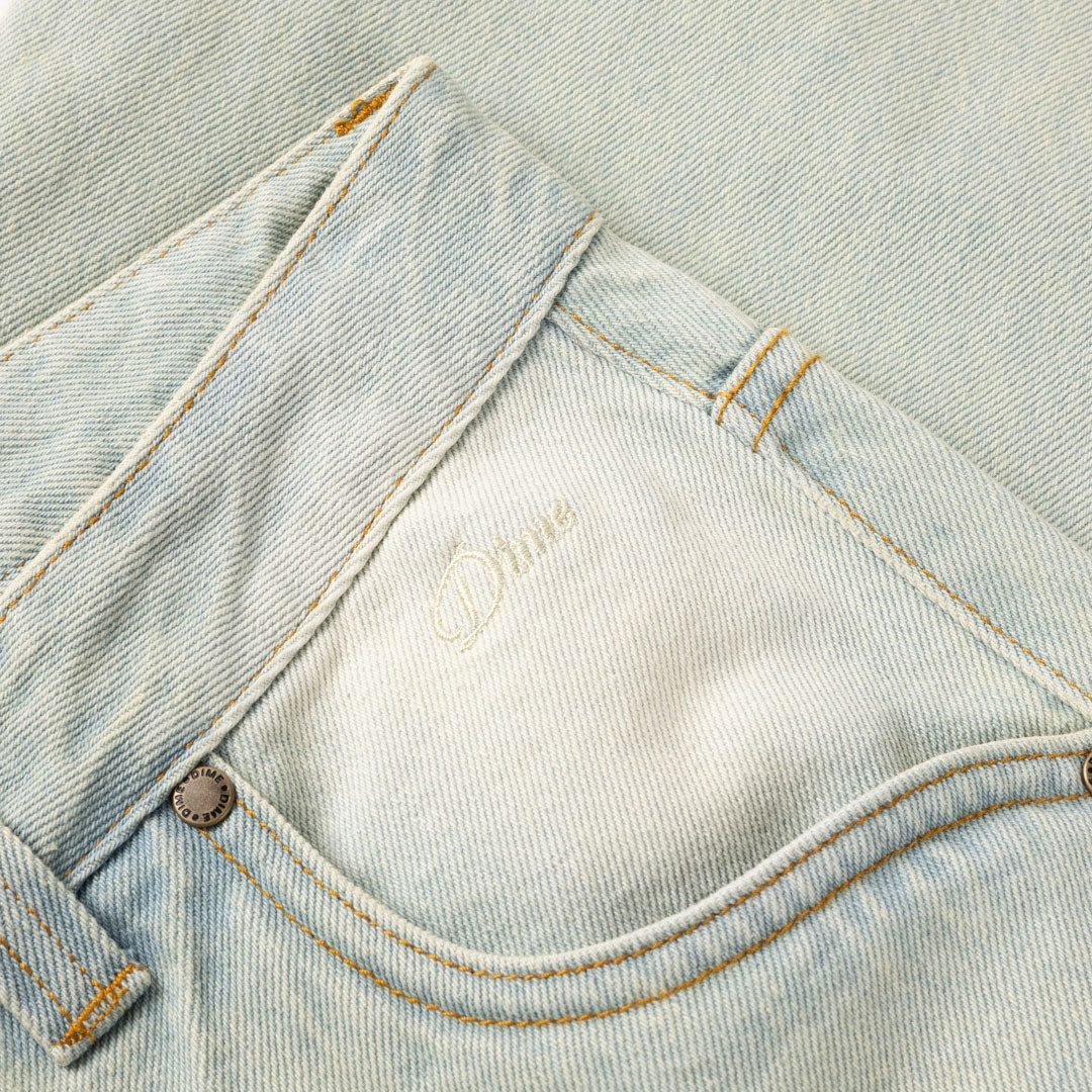 RELAXED DENIM PANTS / BLEACHED SKY