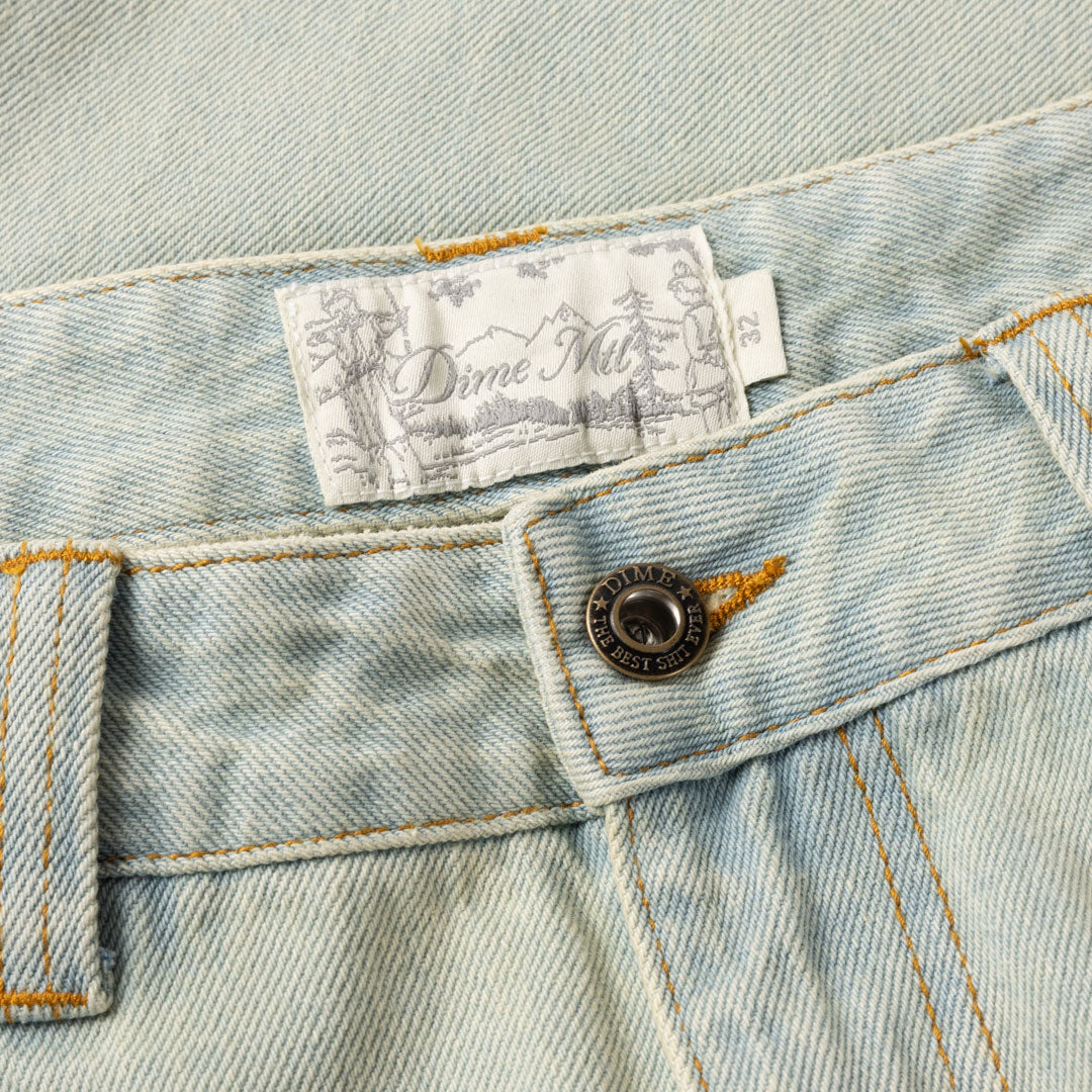 DIME MTL（ダイム モントリオール) | RELAXED DENIM PANTS / BLEACHED SKY | スノーボード・スケートボードのTACTICS JAPAN