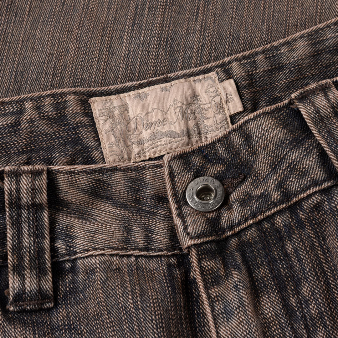 DIME MTL（ダイム モントリオール) | RELAXED DENIM PANTS / PREMIUM BROWN | スノーボード・スケートボードのTACTICS JAPAN