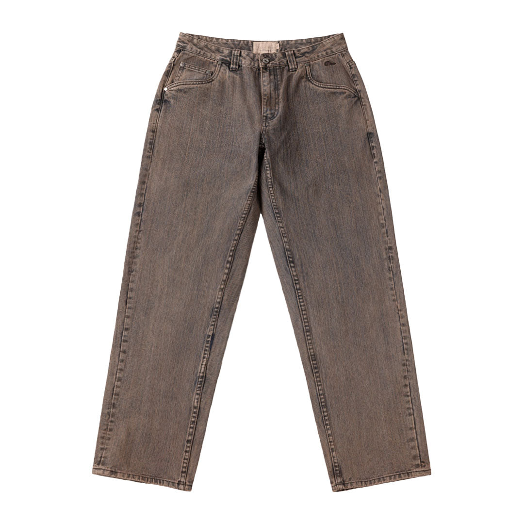 RELAXED DENIM PANTS / PREMIUM BROWN