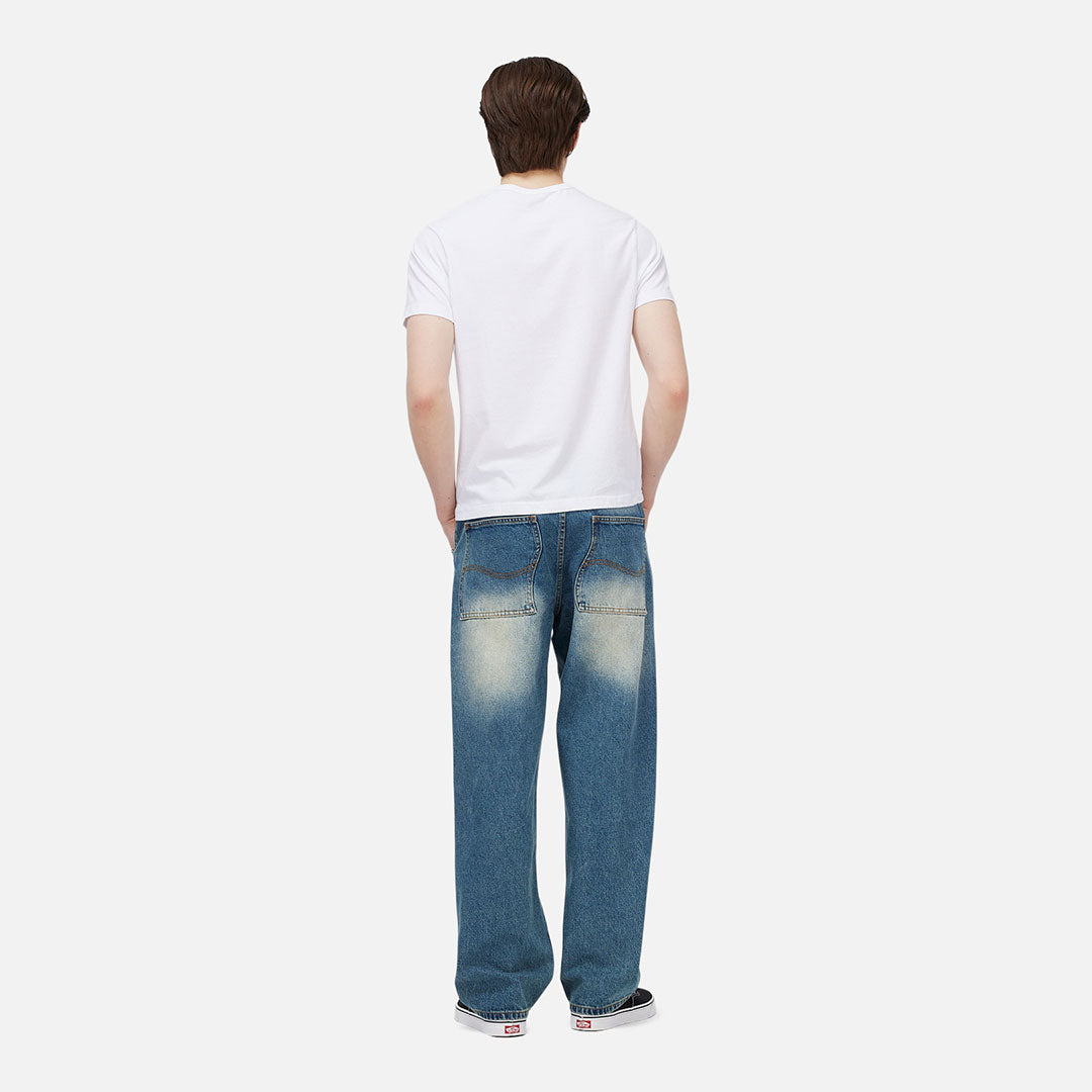 RELAXED DENIM PANTS / SANDBLASTED INDIGO