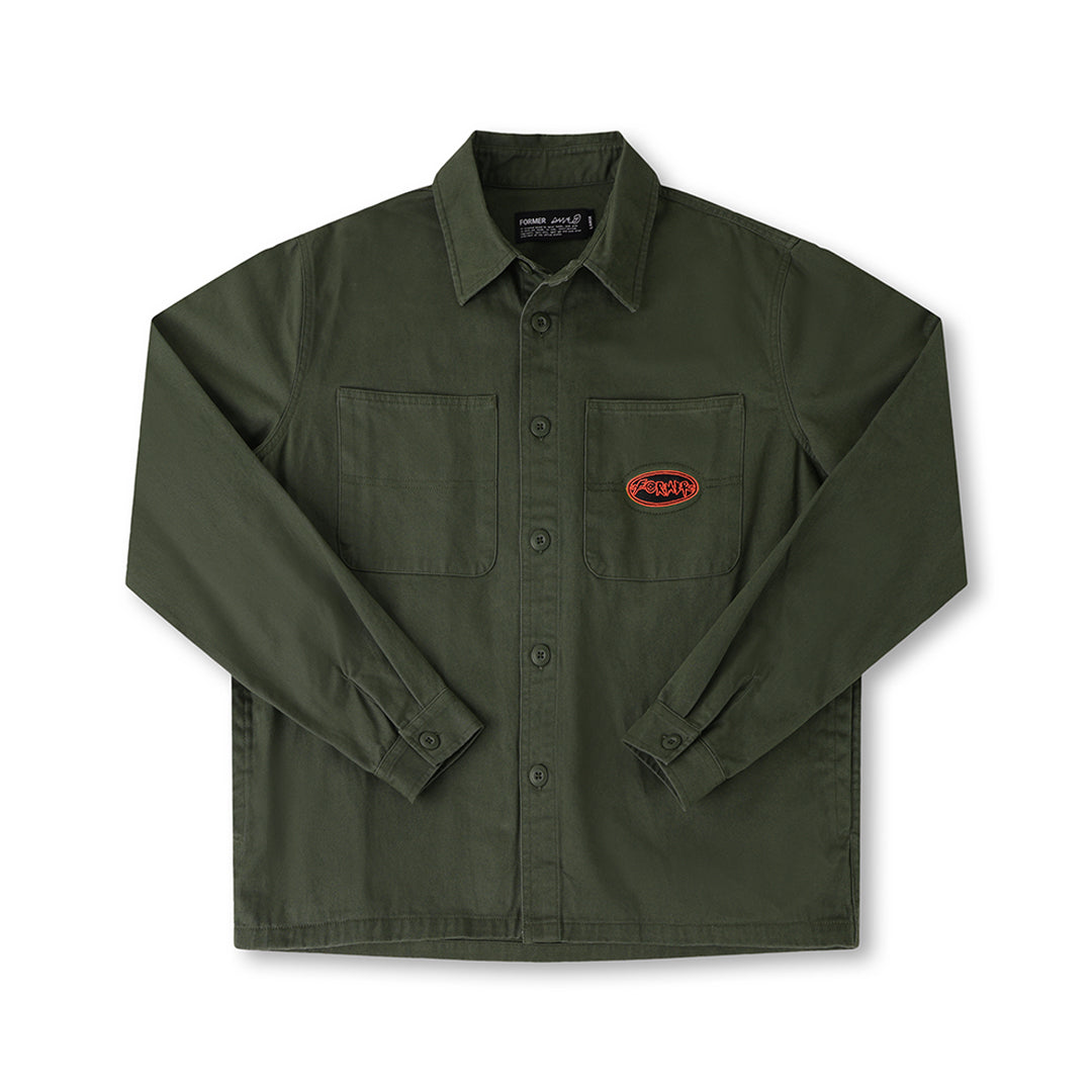 FORMER（フォーマー）| REYNOLDS FLATLINE LS OVERSHIRT / SURPLUS | スノーボード・スケートボードのTACTICS JAPAN
