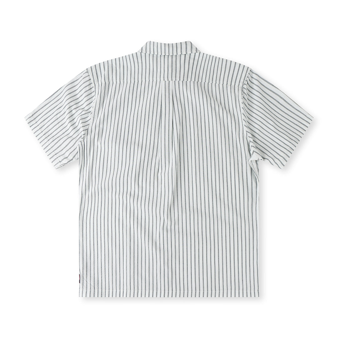 FORMER（フォーマー）| REYNOLDS STRIPE SS SHIRT / BONE | スノーボード・スケートボードのTACTICS JAPAN