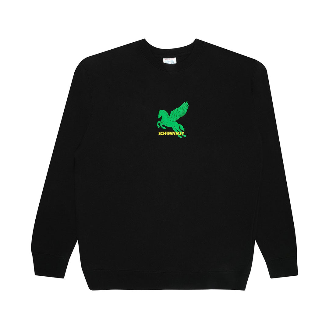 SCI-FI FANTASY（サイファイファンタジー）| PEGASUS CREWNECK / BLACK | スノーボード・スケートボードのTACTICS JAPAN
