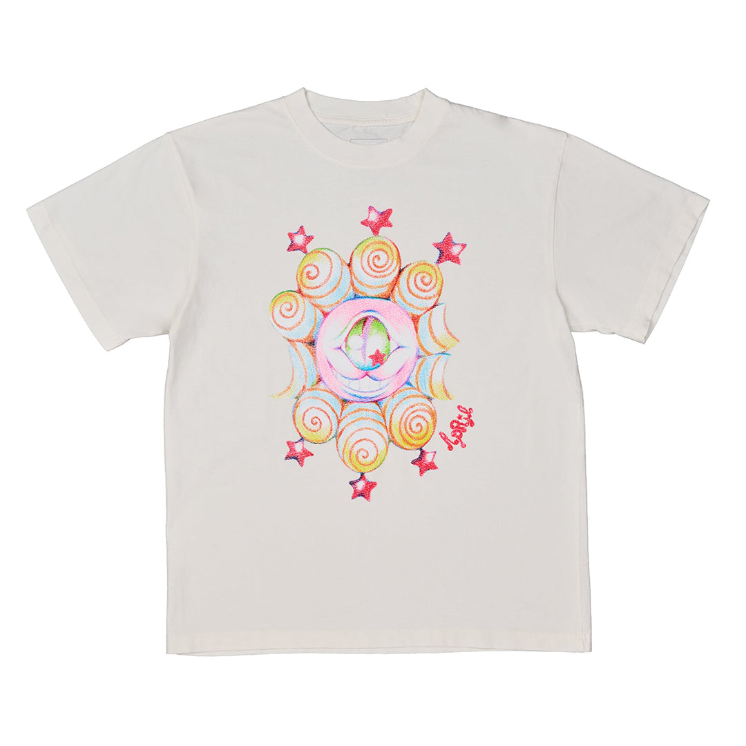 APRIL SKATEBOARDS（エイプリール スケートボード）| EYE BY EMA GASPAR TEE / WHITE | スノーボード・スケートボードのTACTICS JAPAN
