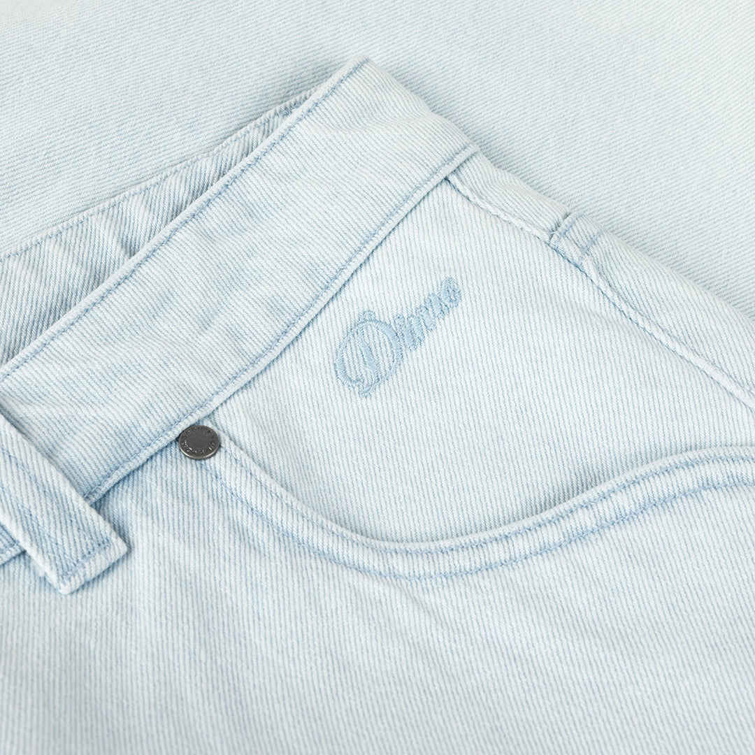 DIME MTL（ダイム モントリオール）| CLASSIC DENIM SHORTS / FADED BLUE | スノーボード・スケートボードのTACTICS JAPAN