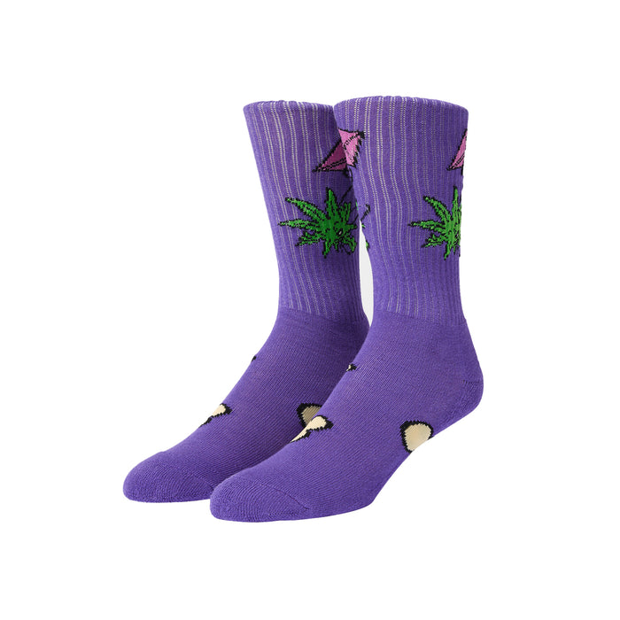 AS A KITE CREW SOCKS / PURPLE