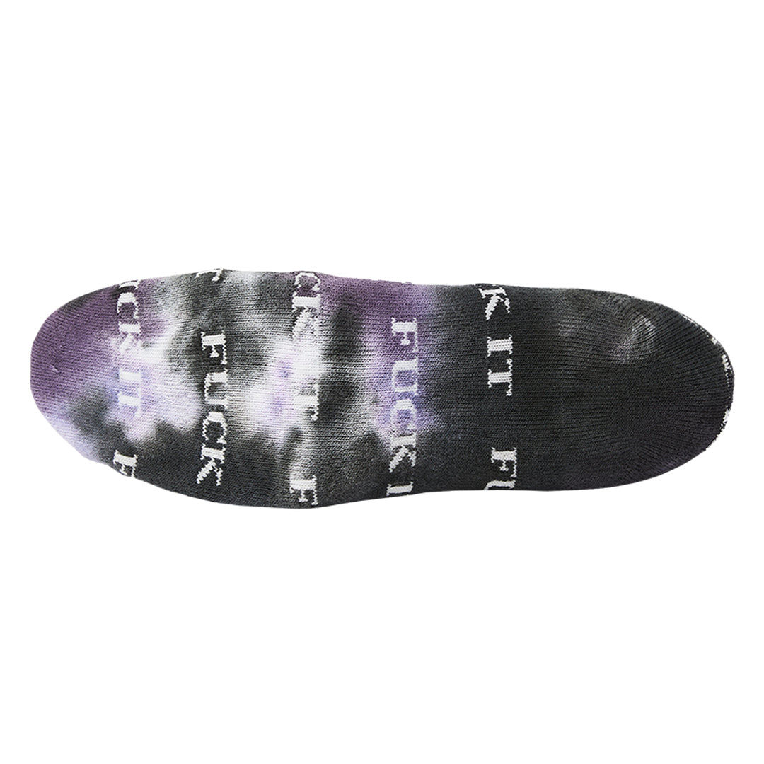 HUF WORLDWIDE（ハフ ワールドワイド）| FUCK IT TIEDYE SOCK / PURPLE | スノーボード・スケートボードのTACTICS JAPAN