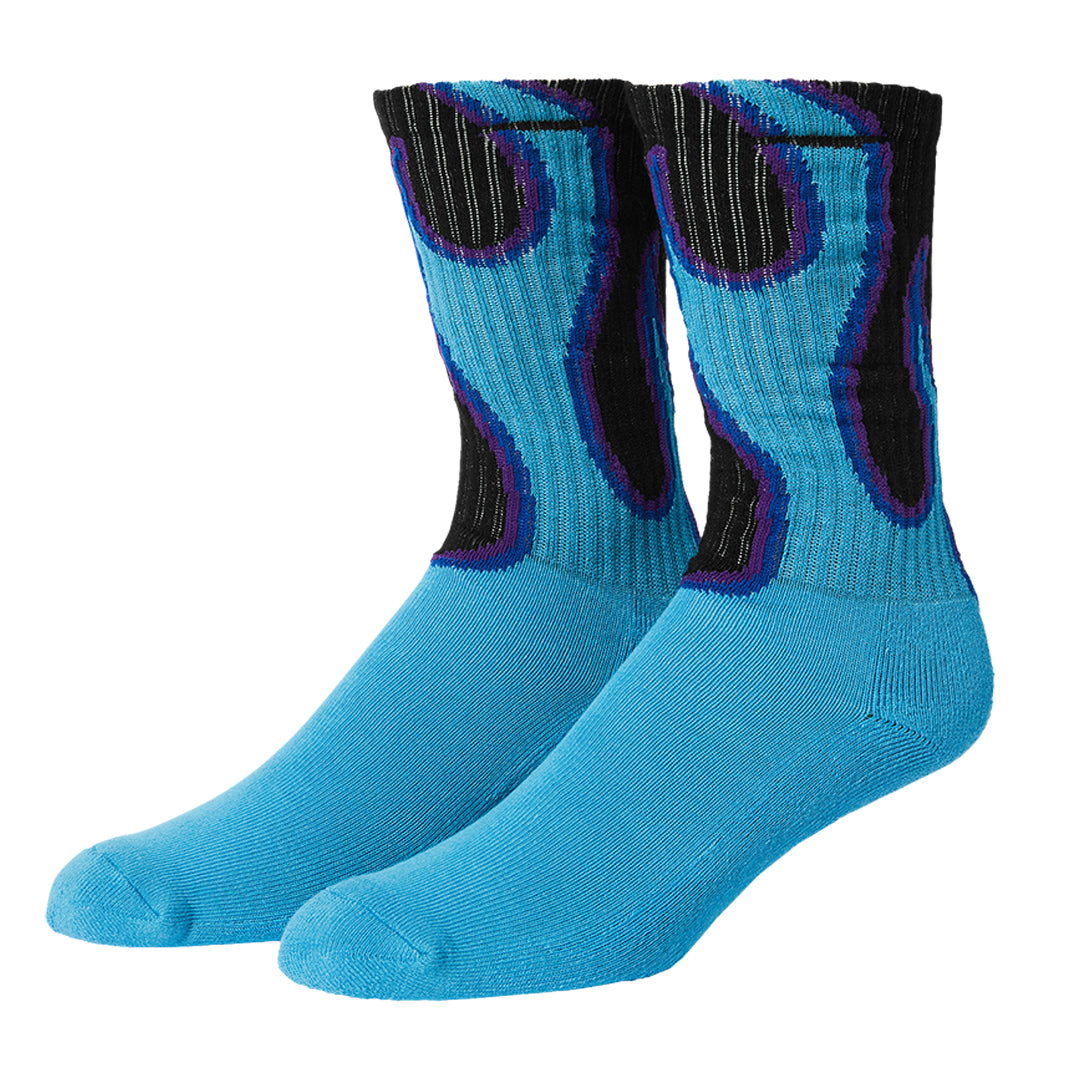 HUF WORLDWIDE（ハフ ワールドワイド）| EXHAUST CREW SOCK / BLACK | スノーボード・スケートボードのTACTICS JAPAN