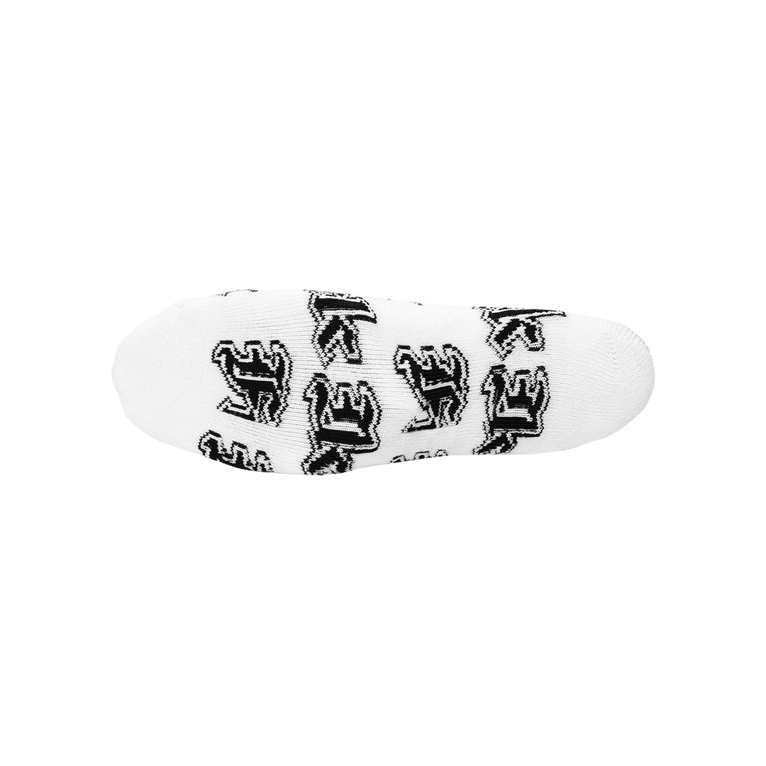 HUF WORLDWIDE（ハフ ワールドワイド）| FUCK IT OLD ENGLISH SOCK / WHITE | スノーボード・スケートボードのTACTICS JAPAN