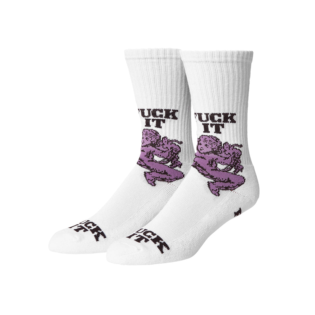 HUF WORLDWIDE（ハフ ワールドワイド）| DIVINE CREW SOCK / WHITE | スノーボード・スケートボードのTACTICS JAPAN