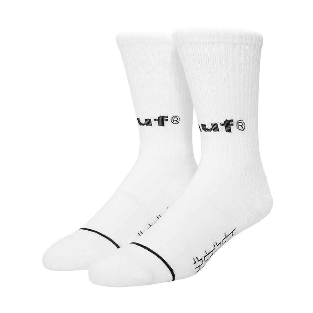 HUF® EIGHTYNINE CREW SOCKS / WHITE