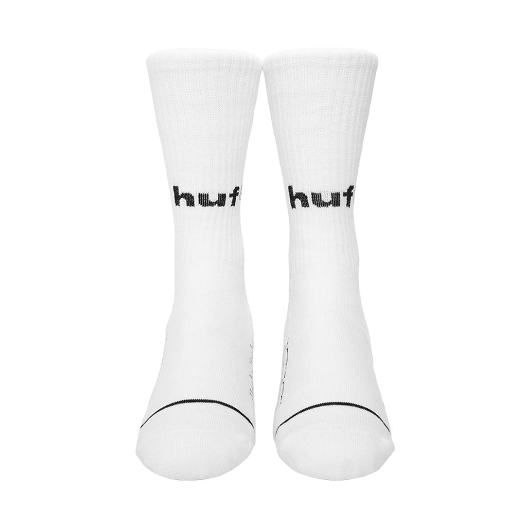 HUF® EIGHTYNINE CREW SOCKS / WHITE