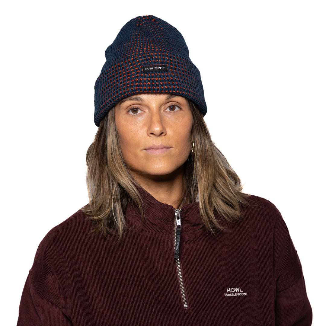 HOWL SUPPLY（ハウル サプライ）| SLASH BEANIE / BLUE | スノーボード・スケートボードのTACTICS JAPAN