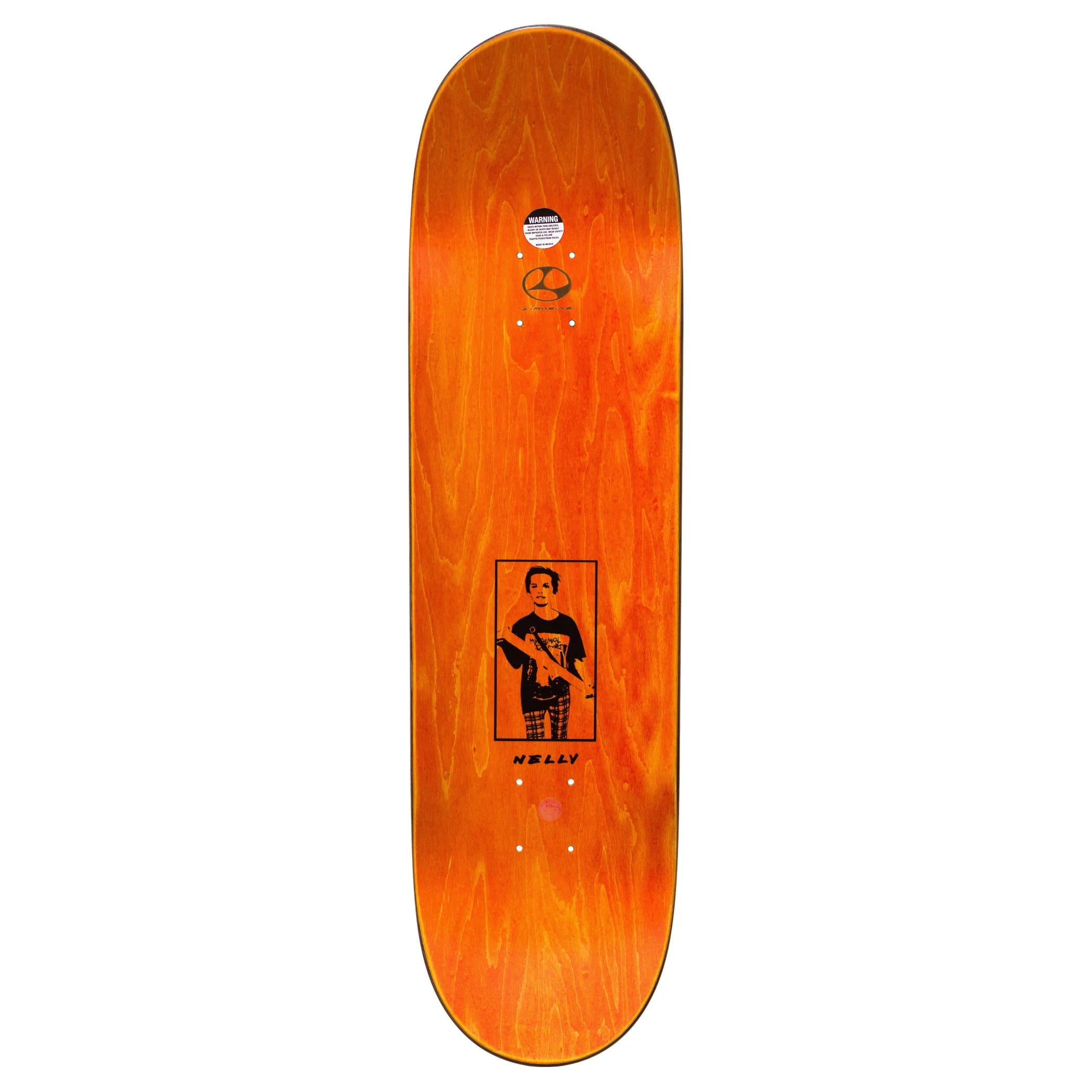 LIMOSINE SKATEBOARDS（リモジン スケートボード）| SNAKE PIT NELLY ORANGE STAIN - 8.25 | スノーボード・スケートボードのTACTICS JAPAN